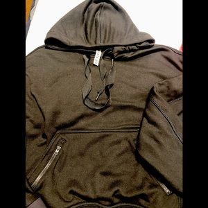 XS Athleta crop hoodie - Black